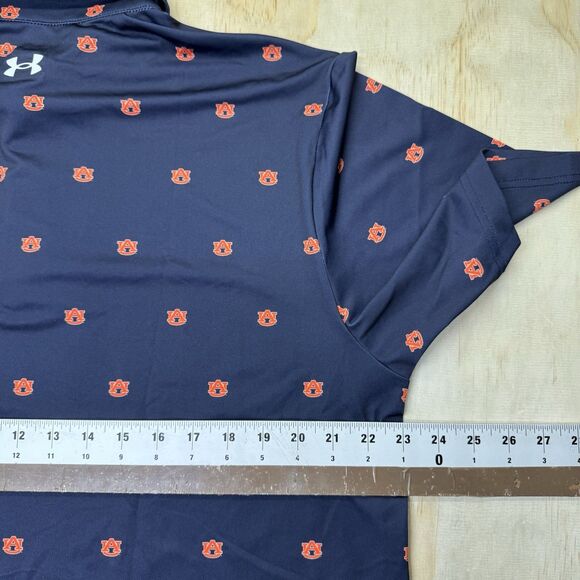 NEW Auburn Tigers Under Armour All Over Print Short Sleeve Polo Shirt XL - Picture 13 of 14